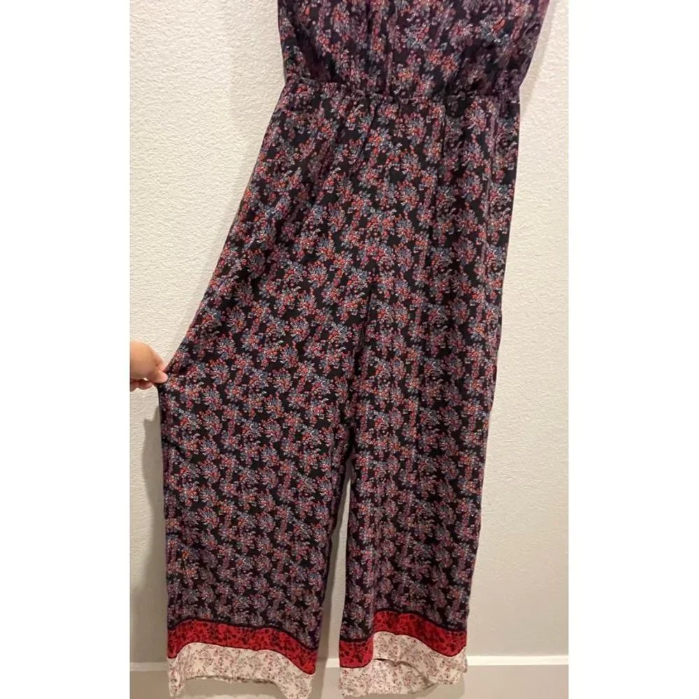 FRANCESCA'S Lisbeth Border Print Jumpsuit - Picture 8 of 10